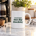 Funny Christmas Coffee Mug Four Paws One Big Stocking For Dog Lovers - photo 1