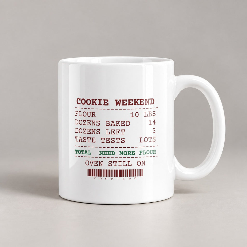 Funny Christmas Baking Coffee Mug Fourteen Dozen Baked Three Left - photo 3
