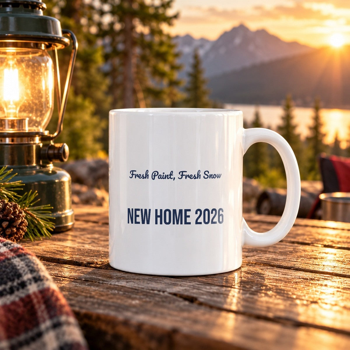 Fresh Paint Fresh Snow New Home 2026 Christmas Coffee Mug - photo 1