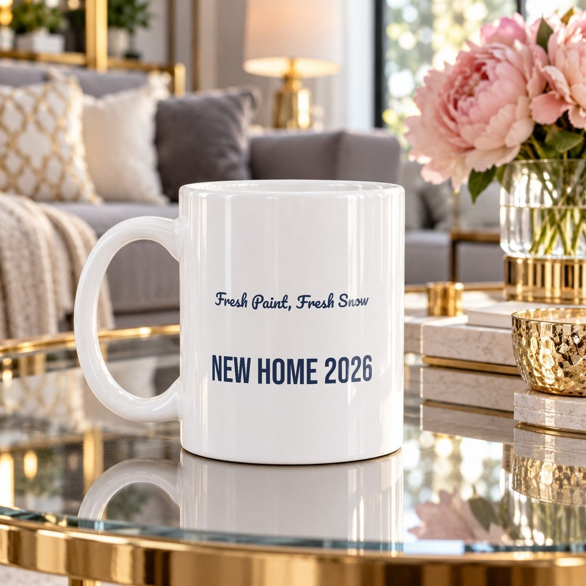 Fresh Paint Fresh Snow New Home 2026 Christmas Coffee Mug - photo 4