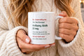 Funny Principal Coffee Mug Hallway Walk 20mg Prescription Label - photo 1