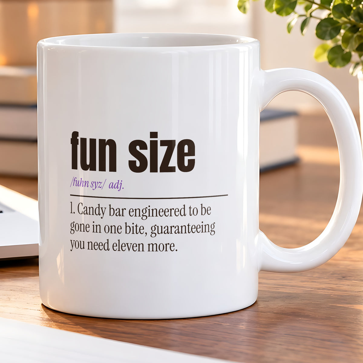 Funny Halloween Coffee Mug Fun Size Candy Definition For Candy Lovers - photo 5