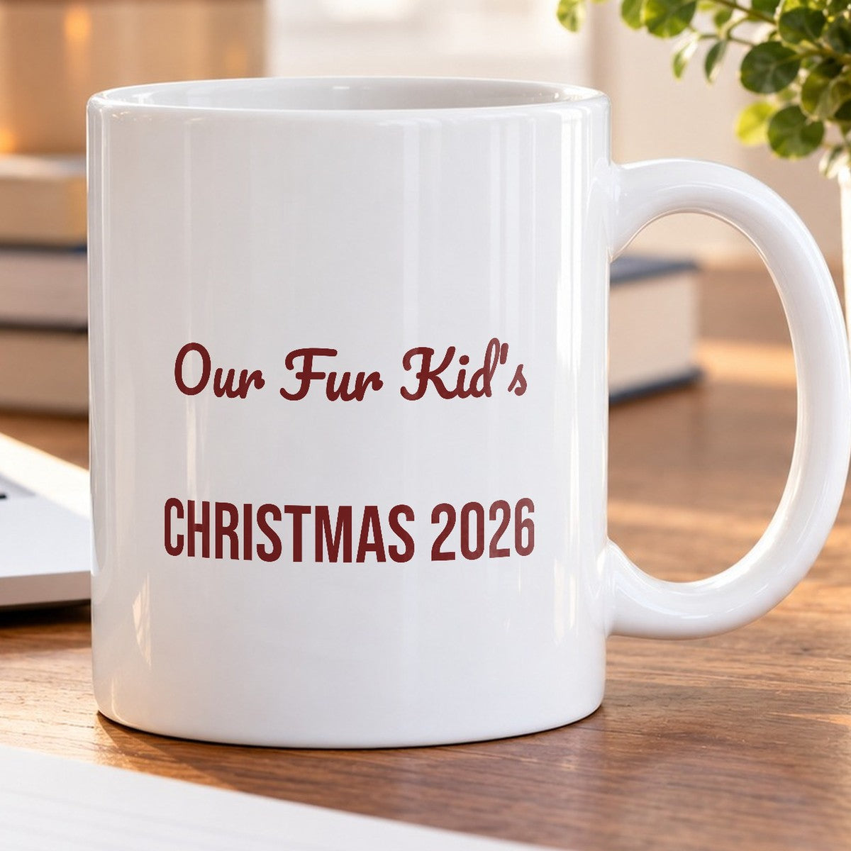 Christmas Dog Coffee Mug Our Fur Kid's Christmas 2026 Keepsake - photo 5