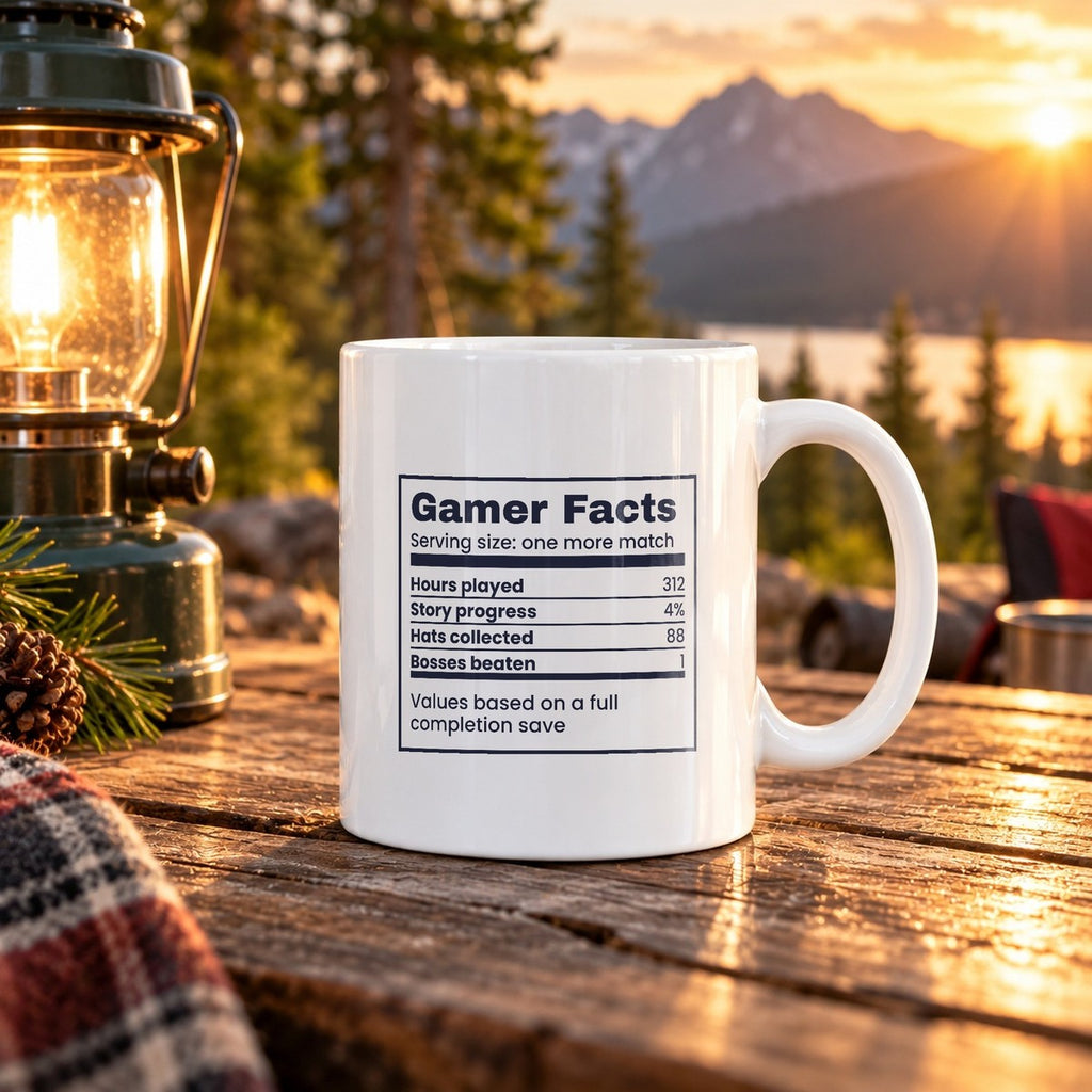 Funny Gamer Mug 312 Hours Four Percent Story Gamer Facts For Gamers - photo 3