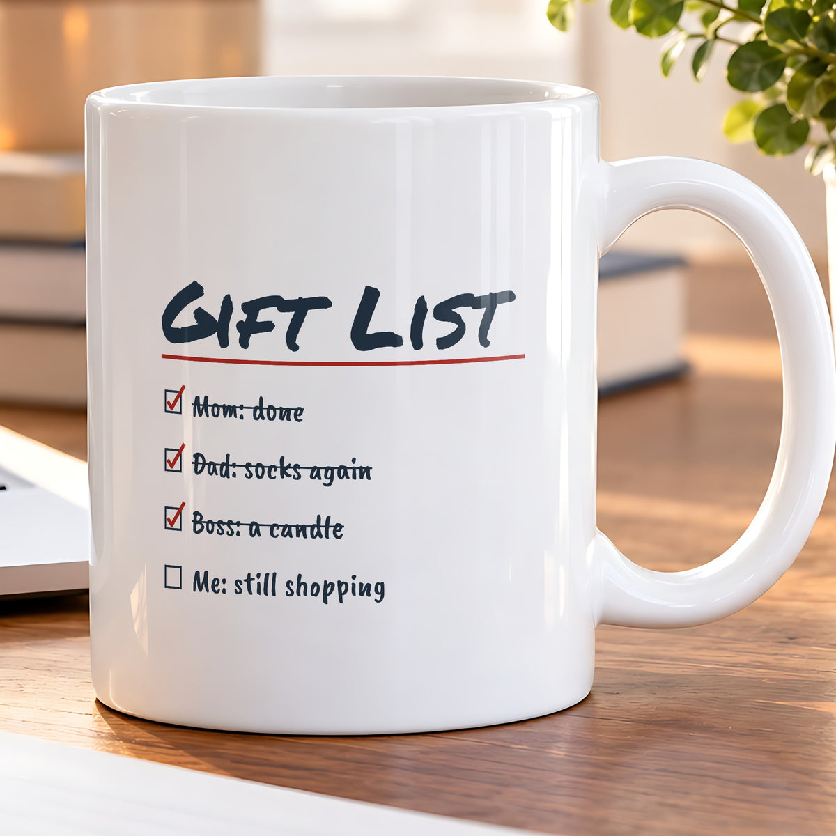 Funny Christmas Shopping Coffee Mug Shopping List Me Still Shopping - photo 5