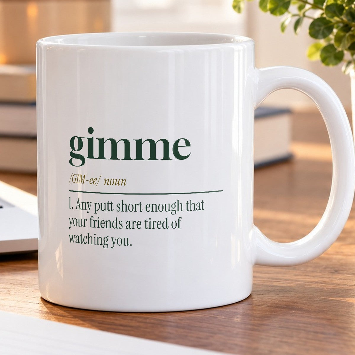 Funny Golf Coffee Mug Gimme Dictionary Definition - photo 5