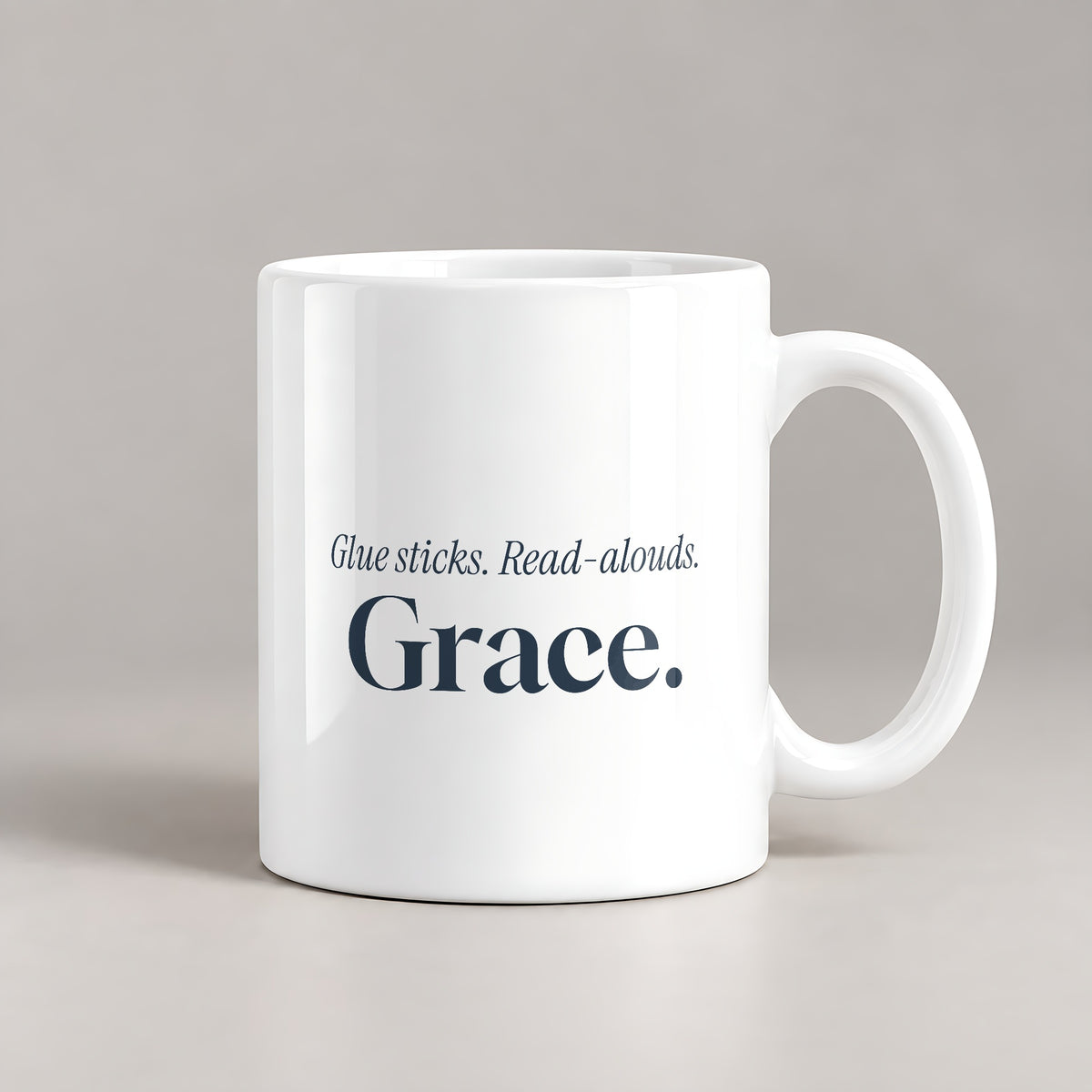 Funny Teacher Coffee Mug Glue Sticks Read Alouds Grace - photo 2