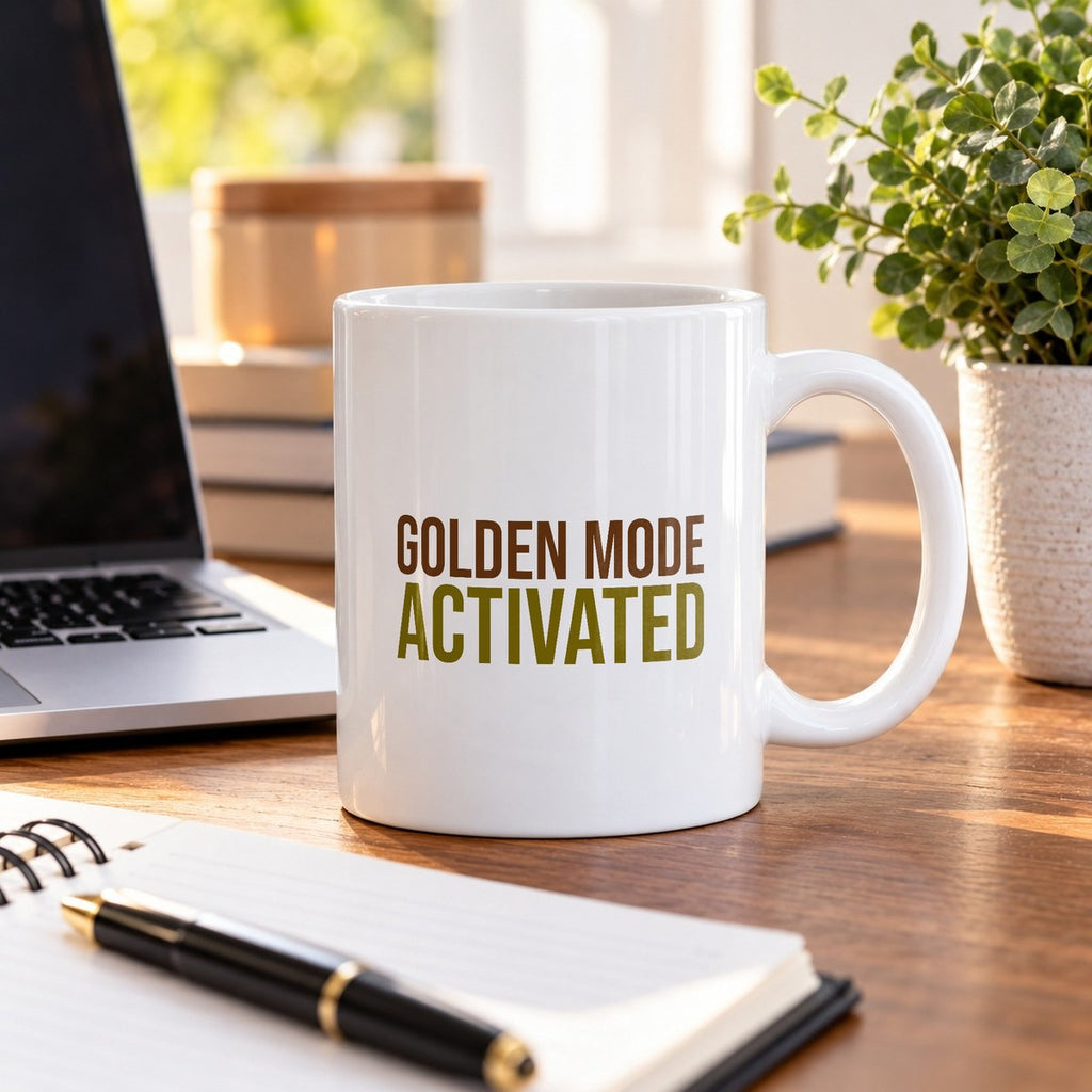 Golden Mode Activated Coffee Mug For Dog Lovers - photo 1