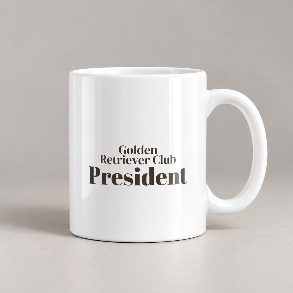 Golden Retriever Coffee Mug Club President - photo 1