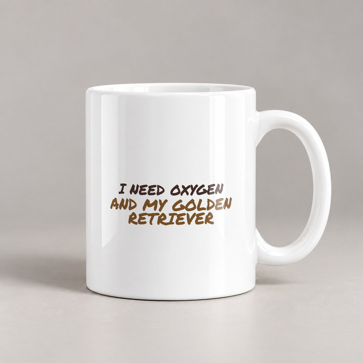 Golden Retriever Coffee Mug I Need Oxygen And My - photo 1
