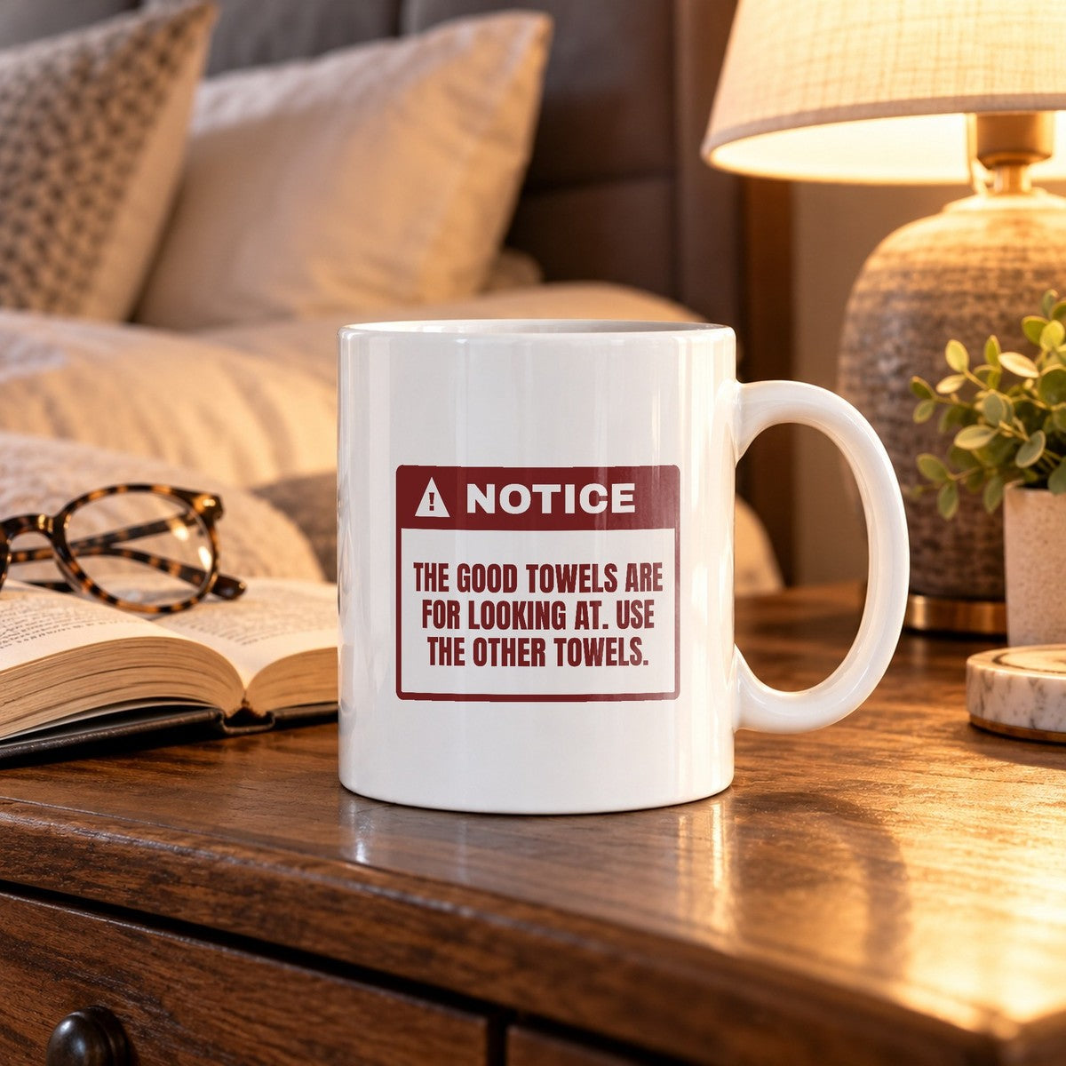 Funny Christmas Host Coffee Mug The Good Towels Are Decorative - photo 3