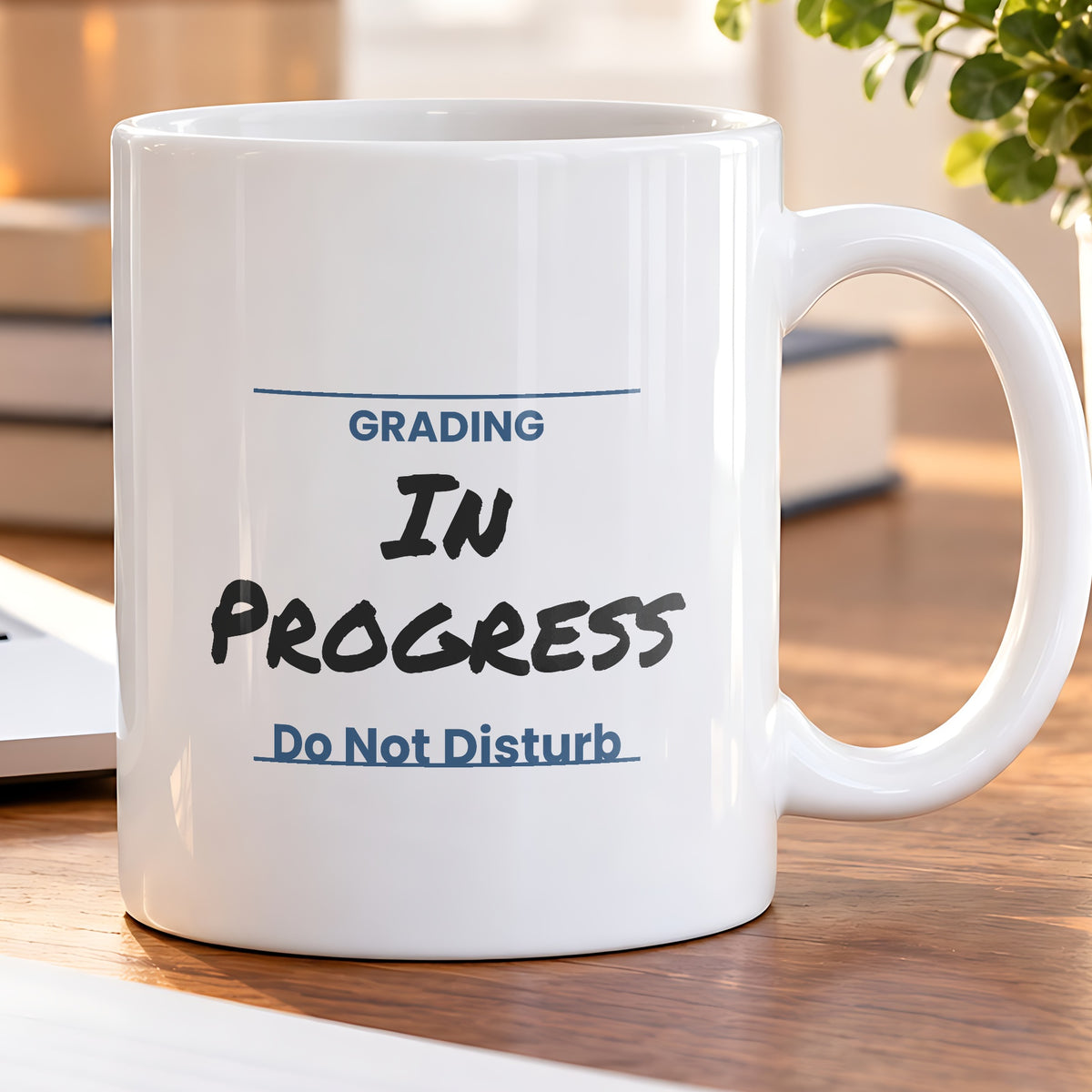 Funny Grading In Progress Sign Coffee Mug For Teachers - photo 5