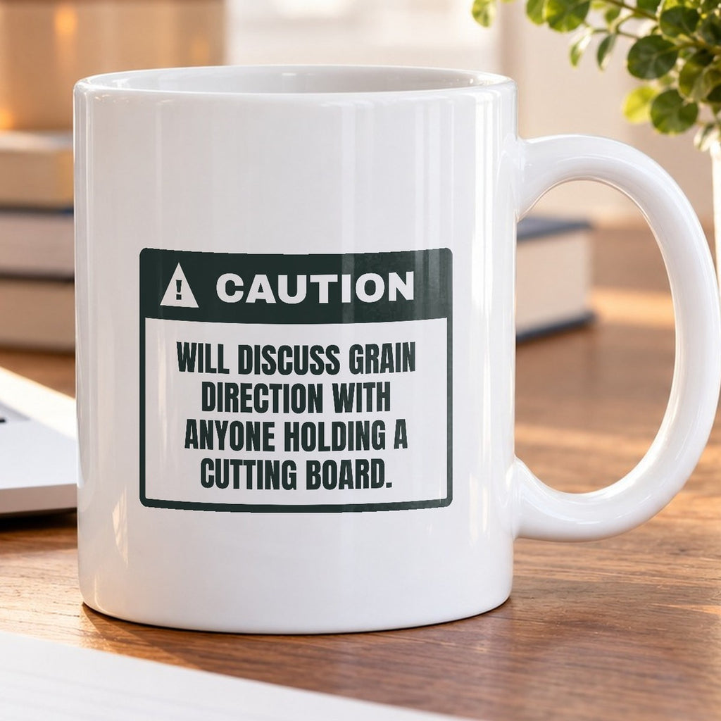 Funny Woodworking Mug Ask Me About Grain Direction Caution Label - photo 5