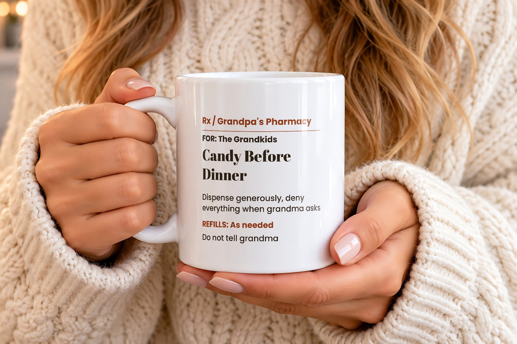 Funny Grandpa Prescription Coffee Mug Candy Secret For Grandpa - photo 4