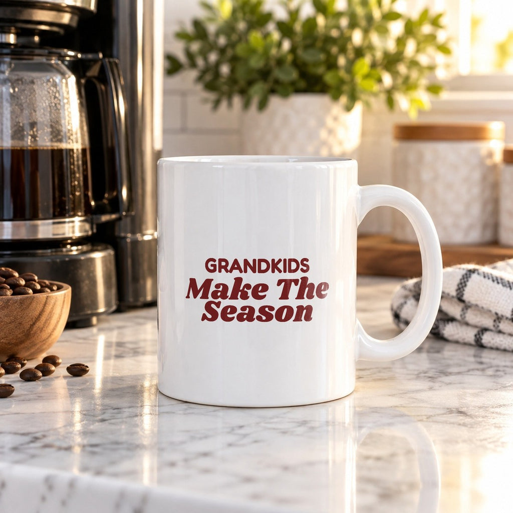 Christmas Coffee Mug Grandkids Make The Season For Grandparents - photo 2