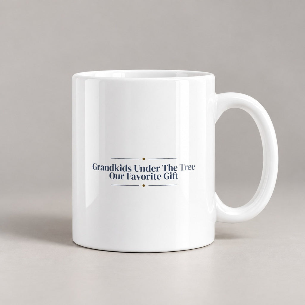 Christmas Grandparents Coffee Mug Grandkids Under The Tree Keepsake - photo 3