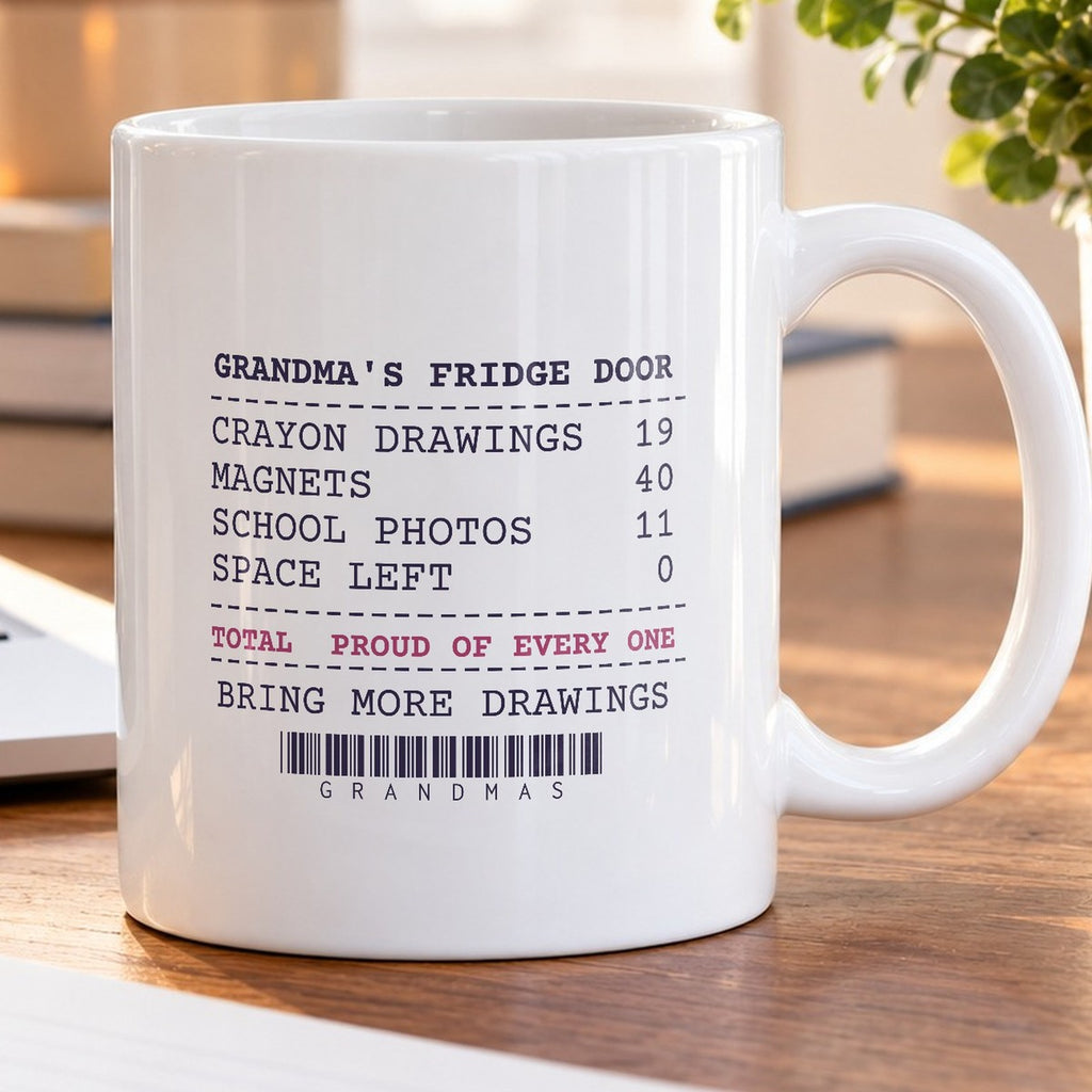 Funny Christmas Coffee Mug Grandma Fridge Door Receipt For Grandma - photo 5