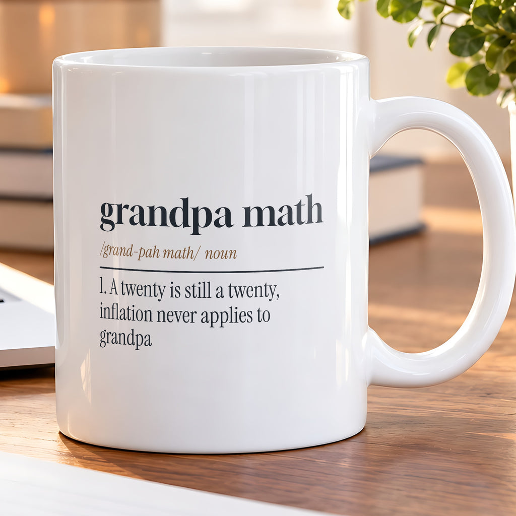 Funny Grandpa Math Dictionary Coffee Mug For Grandpa - photo 5