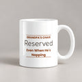 Funny Grandpa Chair Sign Coffee Mug For Grandpa - photo 1