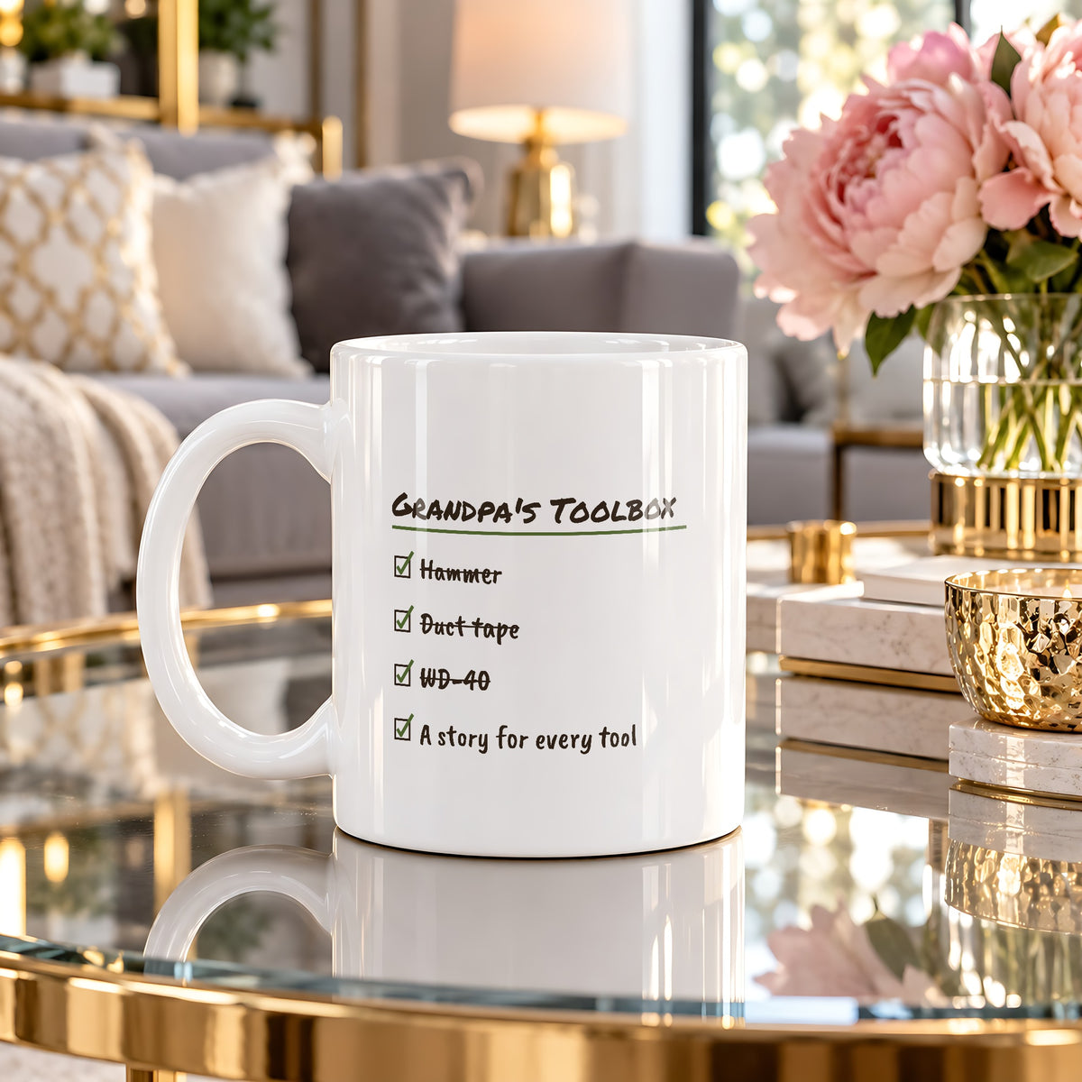Funny Grandpa Toolbox Checklist Coffee Mug For Grandpa - photo 4