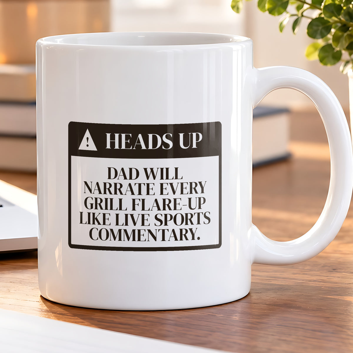 Funny Dad Grill Flare-Up Warning Coffee Mug For Dad - photo 5