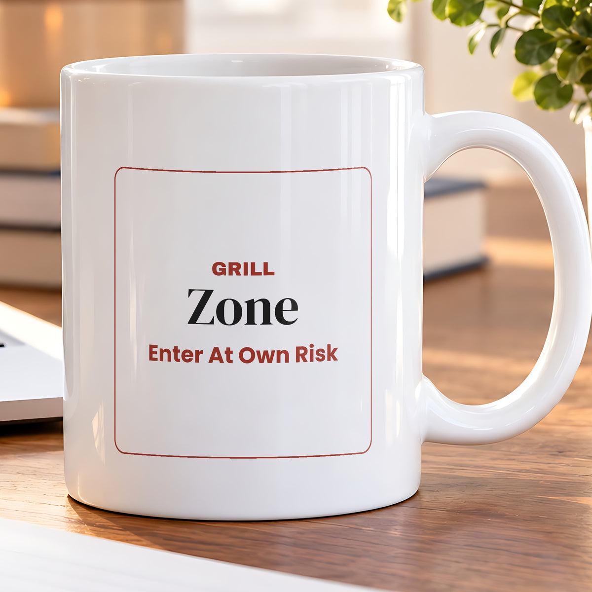 Funny Grill Zone Coffee Mug Enter At Own Risk For Grill Dad - photo 5