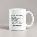 Funny Christmas Dog Coffee Mug Dog's Christmas Receipt For Dog Lovers - photo 1
