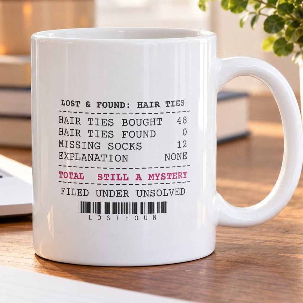 Girl Dad Coffee Mug Hair Tie Mystery Still Unsolved - photo 5