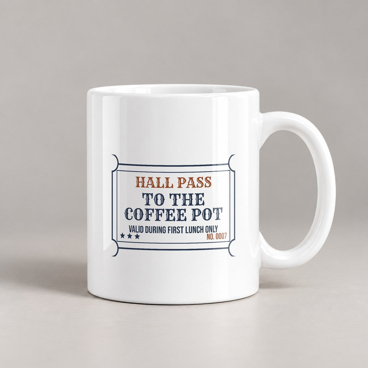 Funny Principal Coffee Mug Hall Pass To The Coffee Pot For School Admin - photo 2