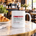 Funny Christmas Coffee Mug Ham Scraps 2oz Under The Table For Dog Lovers - photo 1
