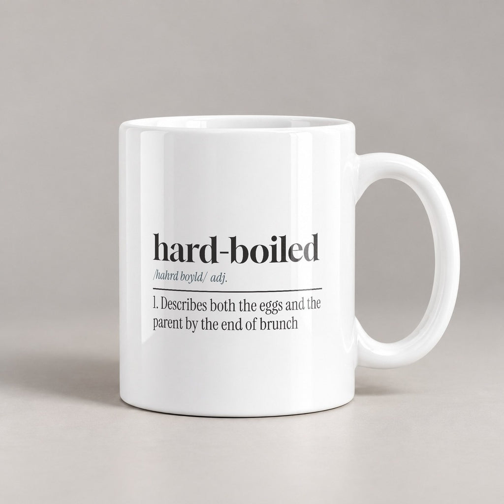 Funny Brunch Coffee Mug Hard-Boiled Dictionary For Parents - photo 3