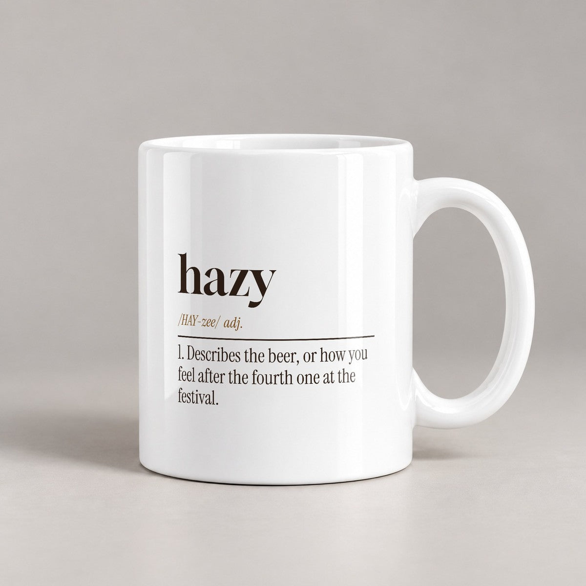 Hazy See: Fourth Beer Coffee Mug For Dad - photo 1