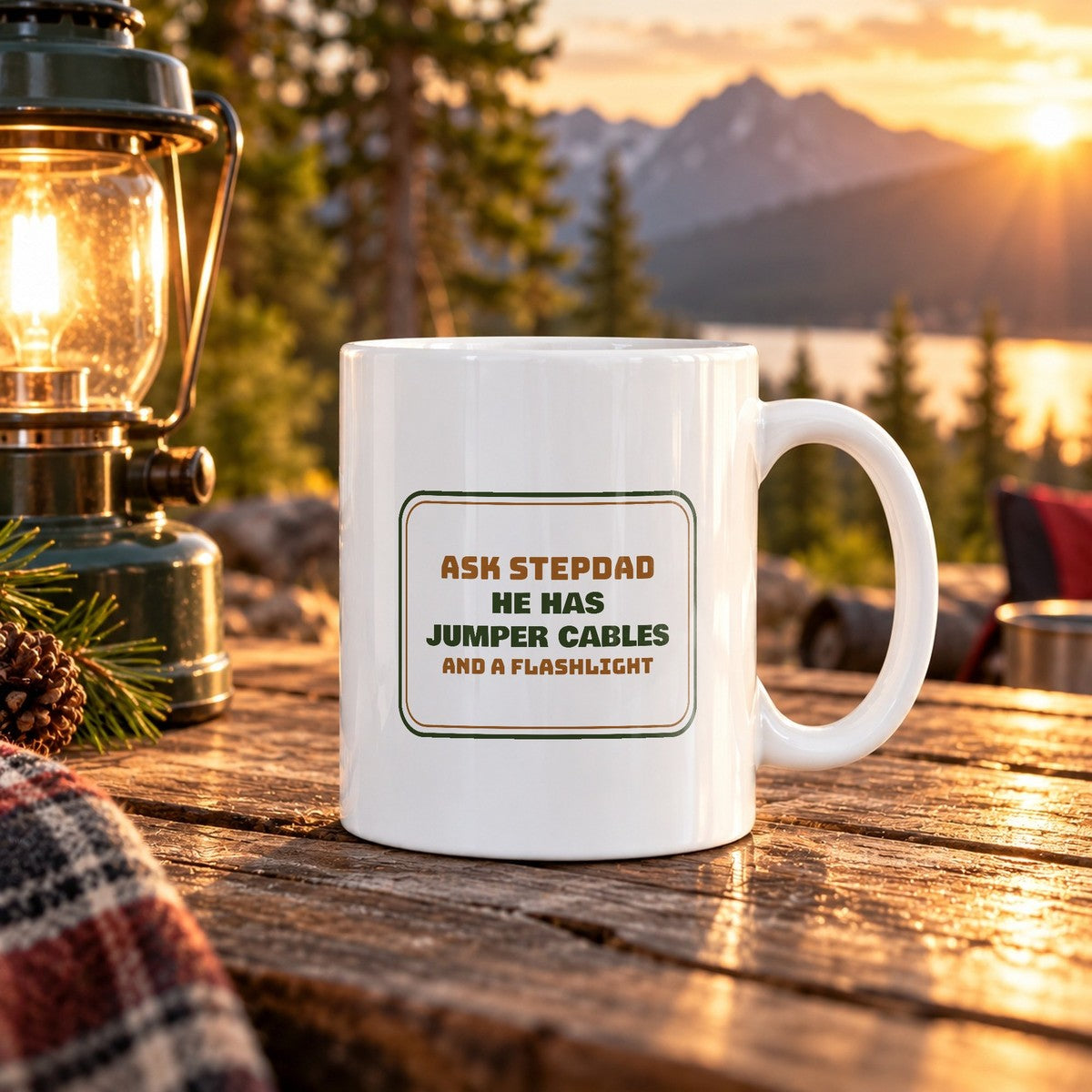 Funny Stepdad Coffee Mug He Has Jumper Cables For Stepfathers - photo 1