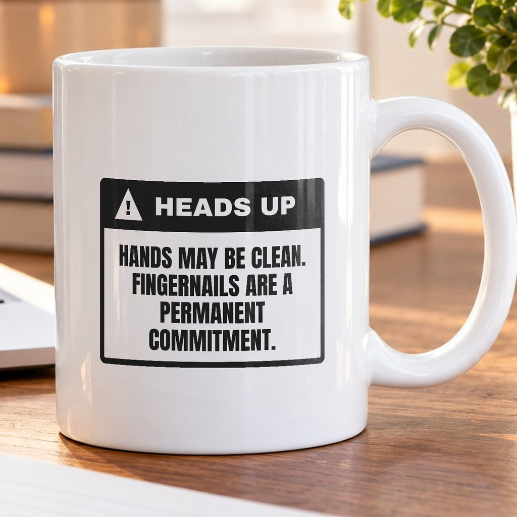 Mechanic Coffee Mug Clean Hands Permanent Fingernails - photo 5