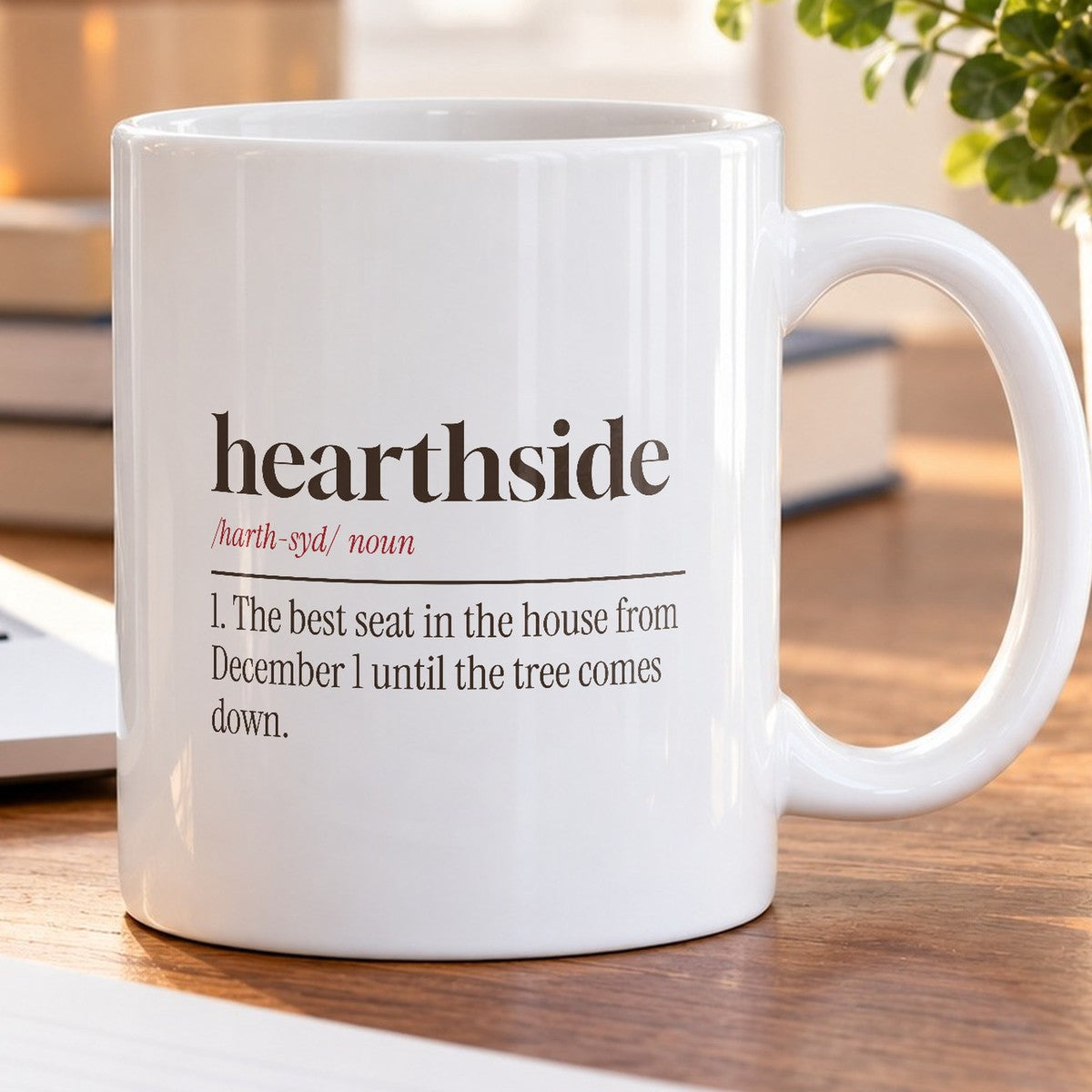 Christmas Coffee Mug Hearthside Dictionary Definition - photo 5