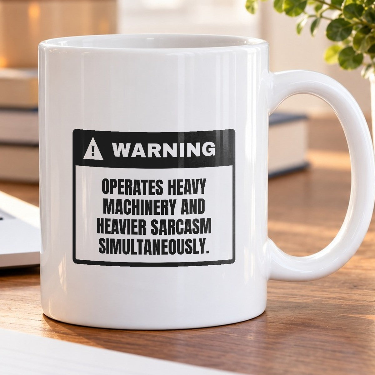 Operates Heavy Machinery And Sarcasm Coffee Mug - photo 5
