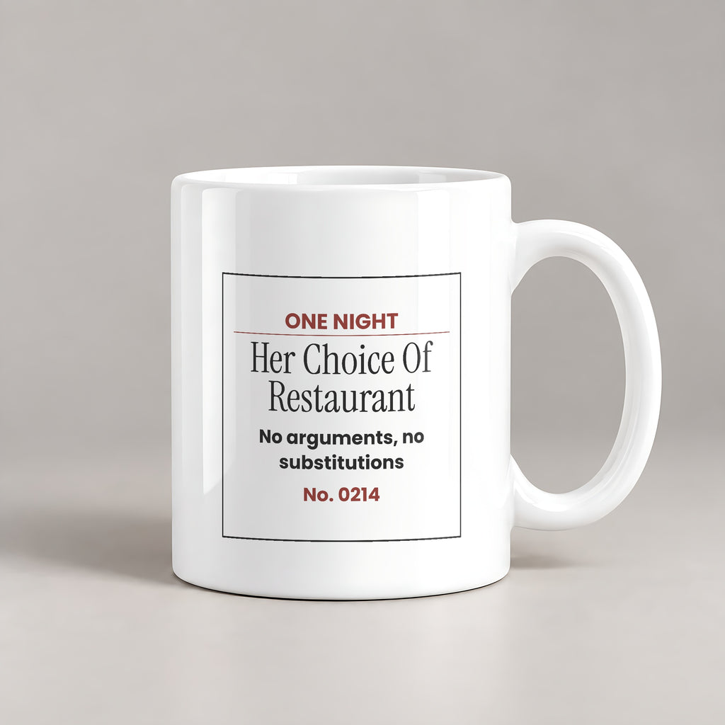 Funny Girlfriend Coffee Mug Her Choice Ticket For Girlfriend - photo 3