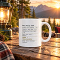 Funny Wife Coffee Mug Her Daily Tab Receipt For Wife - photo 1