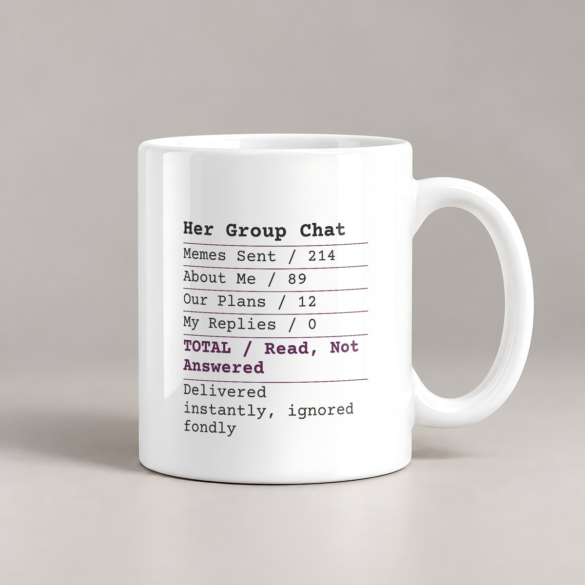 Funny Wife Coffee Mug Group Chat Receipt For Wife - photo 3