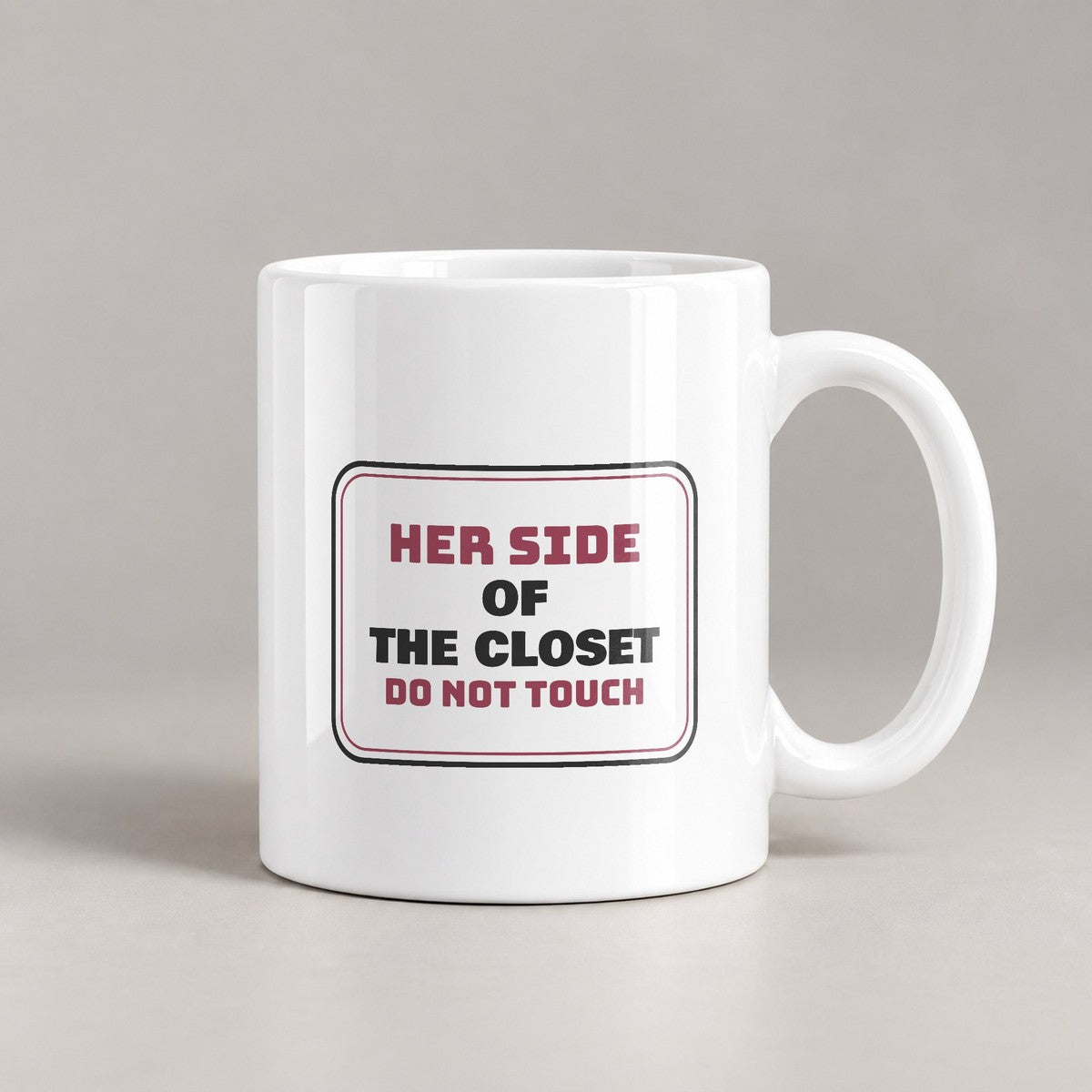 Her Side Do Not Touch Coffee Mug For Wife - photo 3