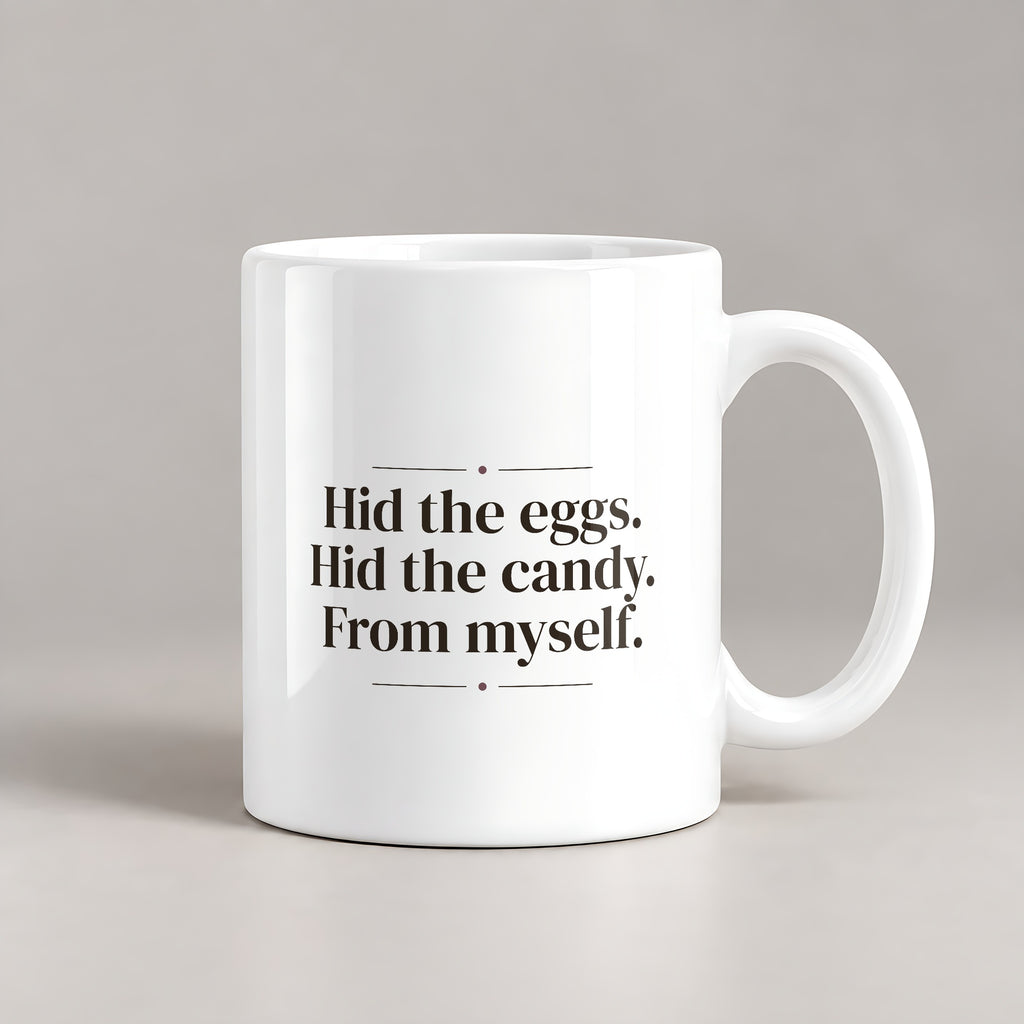 Funny Easter Candy Coffee Mug Hid It From Myself For Parents - photo 2
