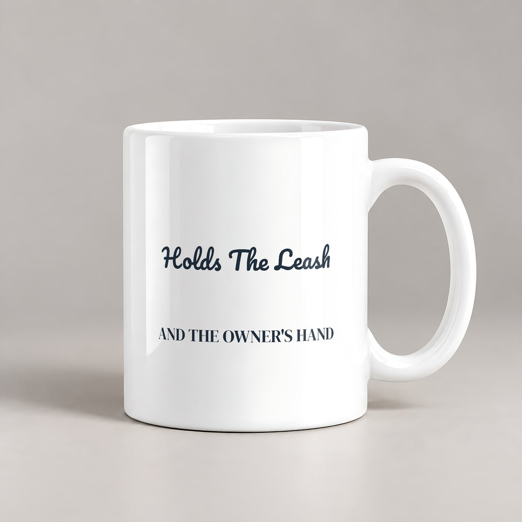 Vet Tech Coffee Mug Holds The Leash And The Owner's Hand - photo 3