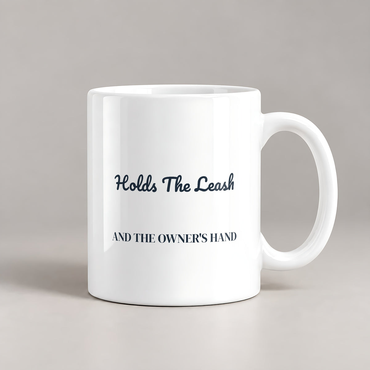 Vet Tech Coffee Mug Holds The Leash And The Owner's Hand - photo 3