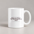 Christmas Coffee Mug Home Is Where The Stockings Hang 2026 Family - photo 1