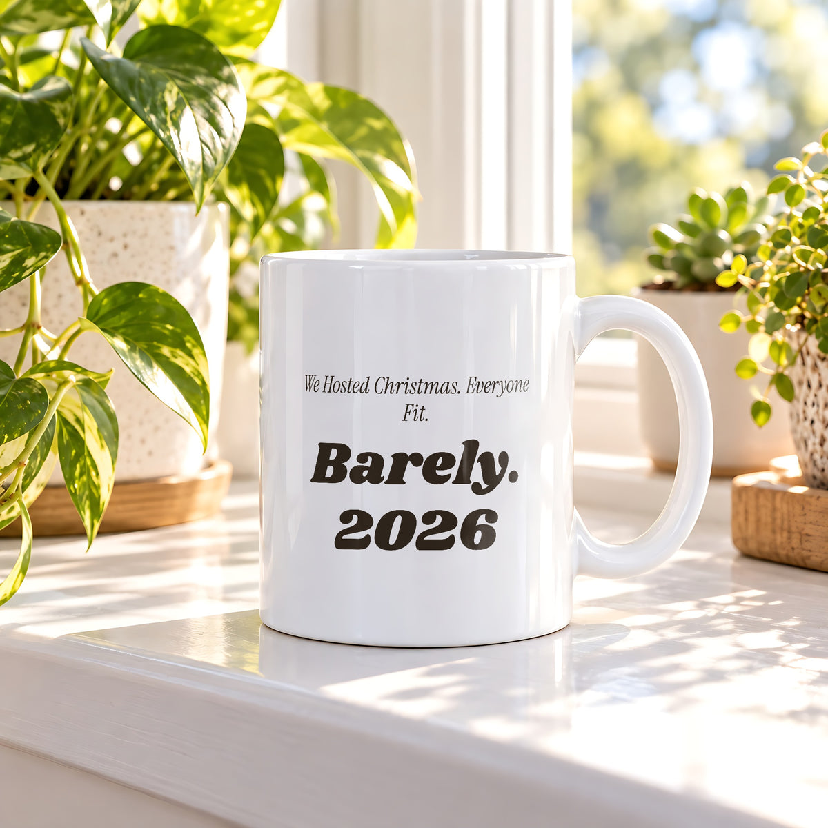 Funny Christmas Host Coffee Mug We Hosted Christmas Everyone Fit 2026 - photo 3