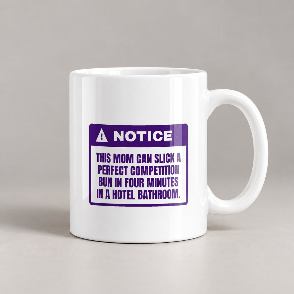 Funny Cheer Mom Coffee Mug Hotel Bathroom Four-Minute Bun For Cheer Moms - photo 3