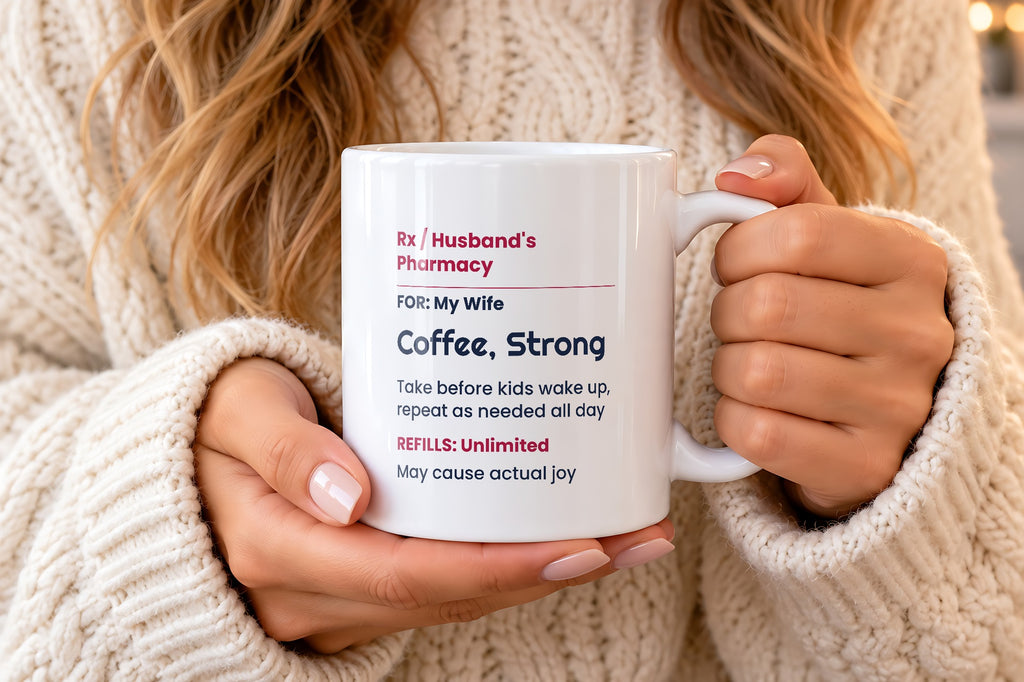 Funny Wife Coffee Mug Prescription Label Coffee For Wife - photo 2