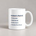 Funny Wife Coffee Mug Husbands Promise Checklist For Wife - photo 1
