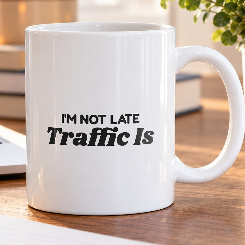 Delivery Driver Coffee Mug I'm Not Late Traffic Is - photo 5