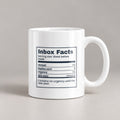 Funny Christmas Coffee Mug Inbox Facts Label For Coworkers - photo 1
